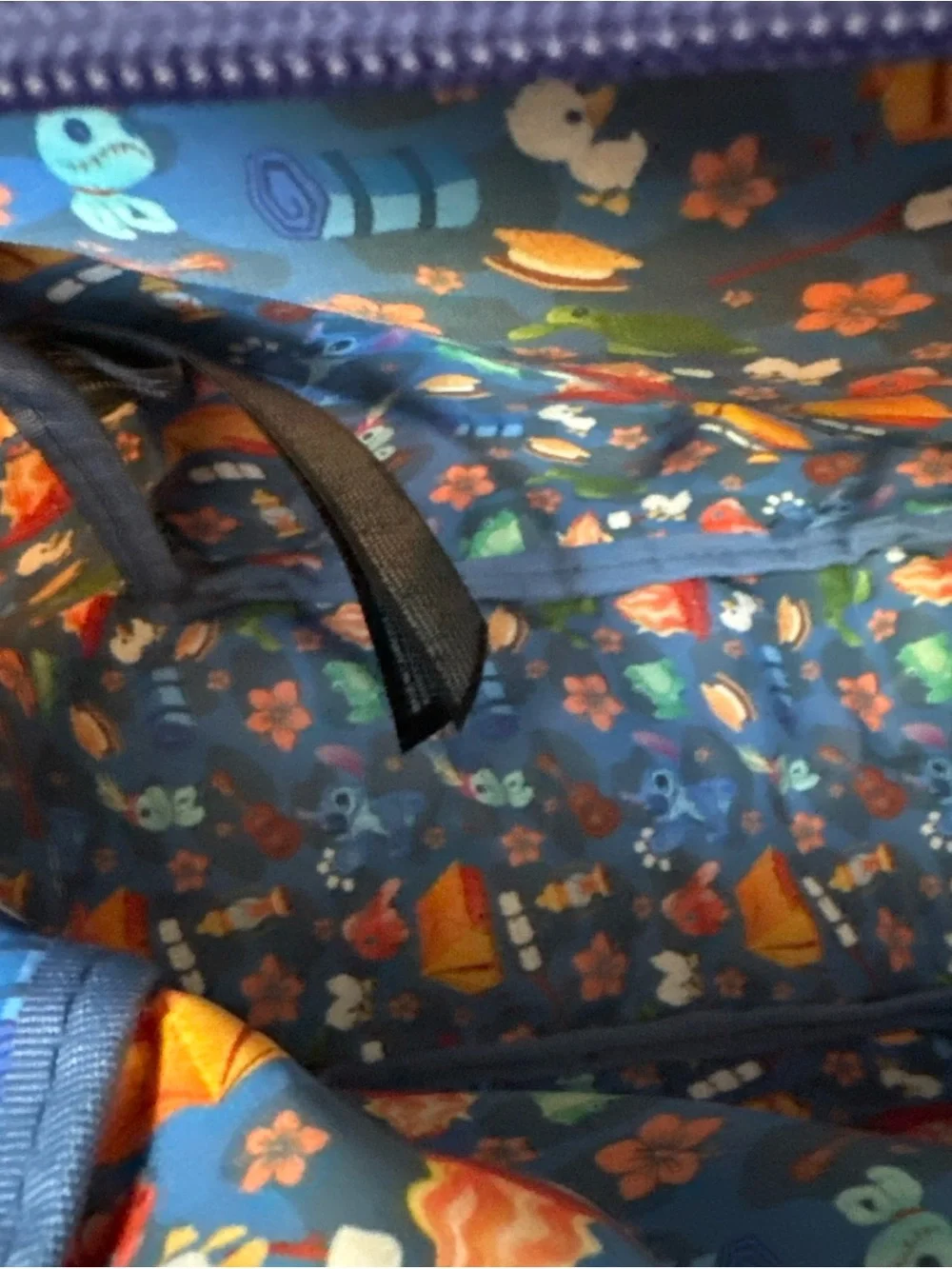 Loungefly Disney Stitch Camping Cuties AOP Nylon Square Kids Mini Backpack NWT